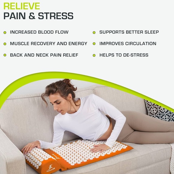 Acupressure Mat and Pillow Set - Picture 5 of 6